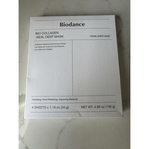 Biodance Bio-Collagen Real Deep Mask Korean Skin Care Anti Aging (Pack of 4)